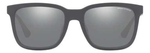 Óculos de sol masculinos Ax4112 Armani Exchange, cor cinza, cor da moldura, cinza