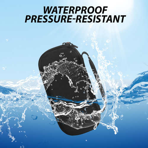 Funda Impermeable Y Resistente Para Altavoz Bluetooth Negr
