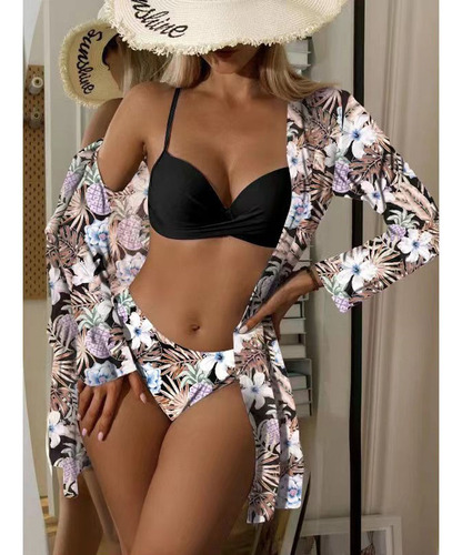 Traje De Baño Tipo Bikini Para Mujer Con Traje De Baño De Tr