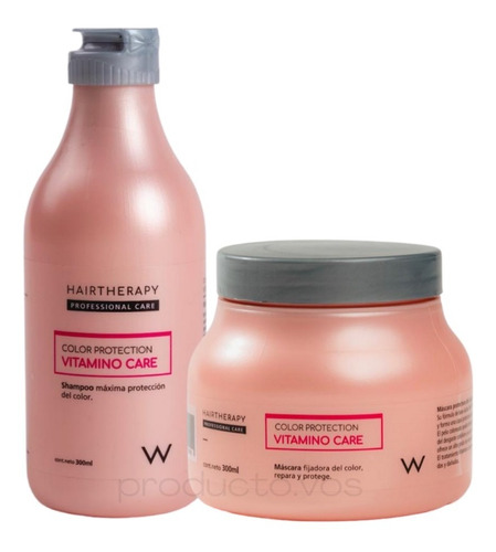 Shampoo + Mascara Vitamino Color - Hair Therapy 300ml