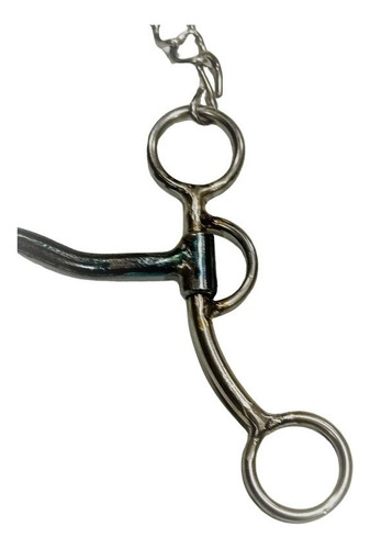 Freno Caballo Medio Puente Pata Curva 15 Cm Ac.inoxidable