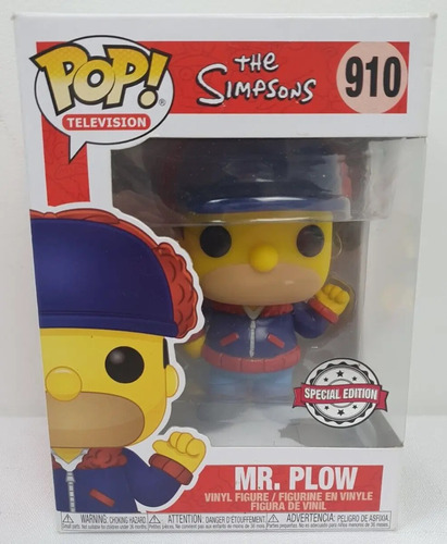 Funko Pop The Simpsons Mr Plow 910 Don Barredora Homero