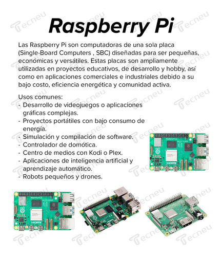 Raspberry Pi 5 Computadora De Una Sola Placa 4gb