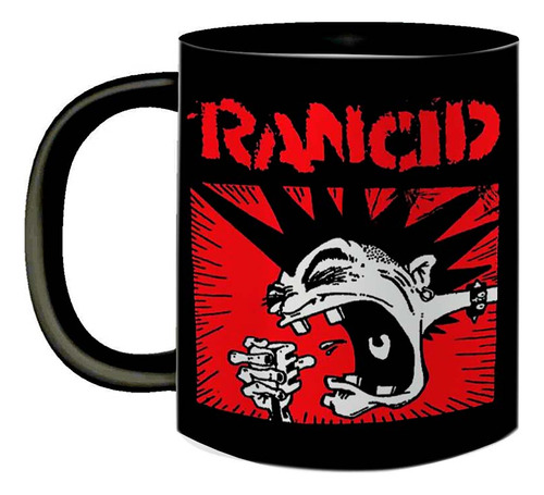 Caneca Banda Rancid Punk Poster Arte Fã Coleção Anos 90