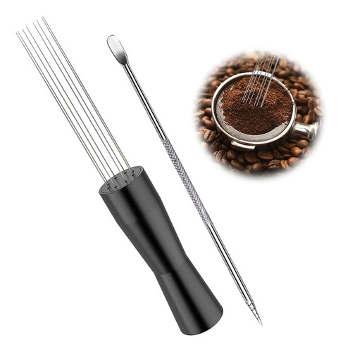 2 Pcs Espresso Coffee Stirrer And Art Carving Pen 8 Tool
