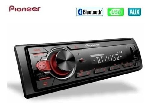Radio Auto Pioneer 1 Din Panel Desmontable Bluetooth Usb/v.a