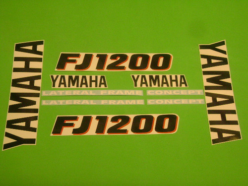 Calcomanias Para Moto Yamaha Fj 1200 Año 1986 No Fzr Fz