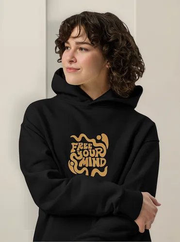 Buzo Deportivo Nébira Free Your Mind Unisex Con Capucha