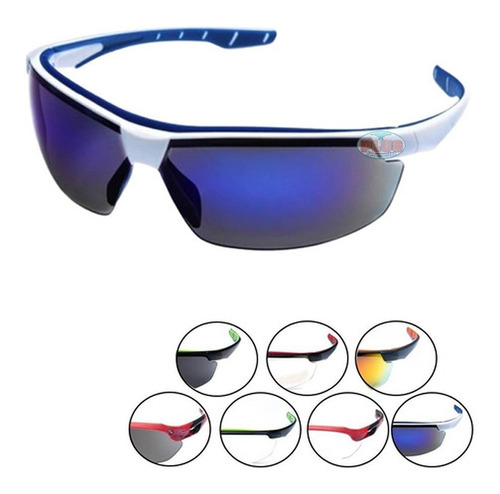 Óculos Neon Sol Ciclismo Uv400 Corrida Esportivo Steelflex *