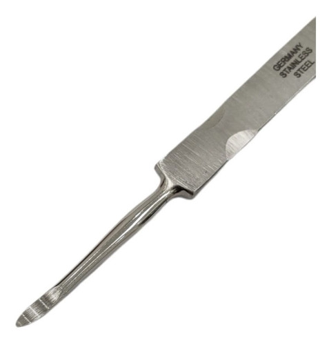 Espátula Doble Acero Inoxidable Ms-3015