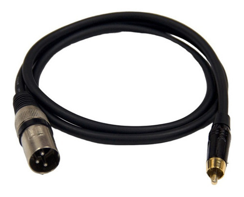 Cabo Xlr Macho X Rca Macho 3,0 Metros