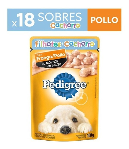 Alimento Perro Pedigree Sobre Cachorro Pollox100gr(pcx18un) 