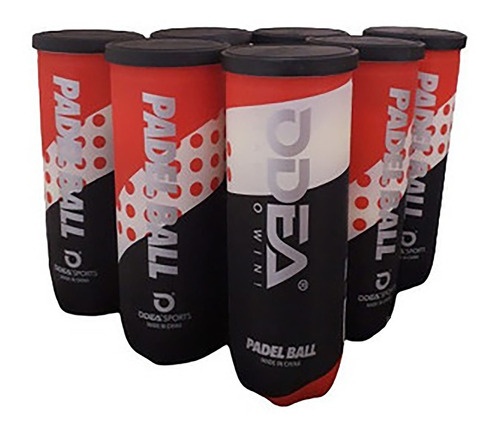 Tubo De Pelotas Padel / Tenis - Odear X 6