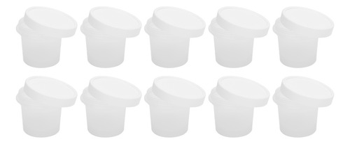 Vasos De Postre Resistentes Al Calor, 10 Unidades, Tapas De