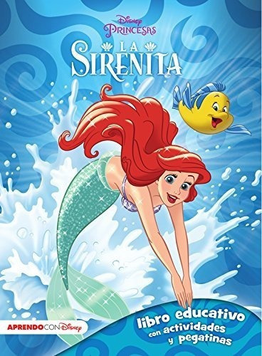 La Sirenita (libro Educativo Disney Con Actividades Y Pegati