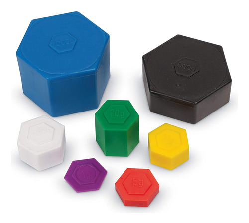 Juego De 58 Pesas Métricas De Learning Resources, 1 G