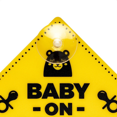 Imagen 3 de 4 de Cartel Baby On Board Para Auto Seguridad - Baby Innovation