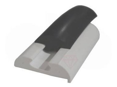 Friso Lateral Náutico 21 Metros Base Pvc E Verdugo Borracha