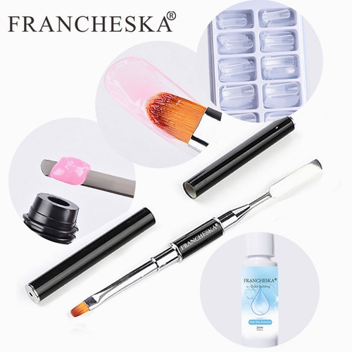 Kit Gel De Extención De Uñas Con Lámpara Uv