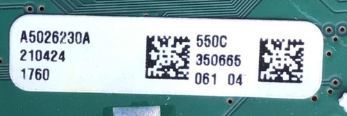 Main Sony Modelo Xr-77a80j / A5026230a / 1-010-522-31 (Usado)
