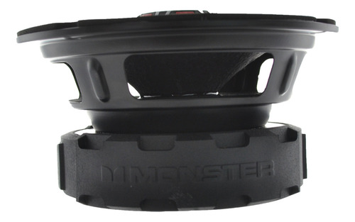 Par D Medios Rangos Coaxiales 500w Rms 8 Ohms Monster Smc652 Color Negro Con Rojo