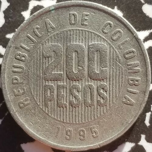 Moneda Colombia 200 Pesos 1995