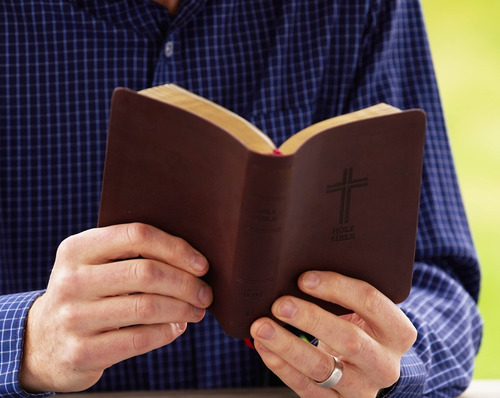 Imagen 5 de 10 de Biblia En Inglés King James Version Tamaño Compacto Mostaza