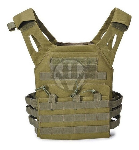Chaleco Tactico Molle Jpc Airsoft Verde Od Reforzado Rbn