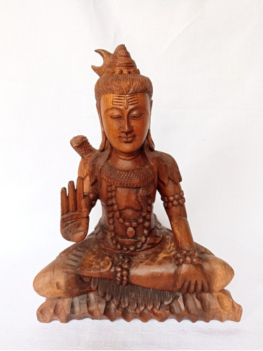 Shiva De Madera De 30 Cm.