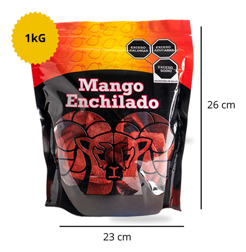 Mango Enchilado Natural Cimarron Botanas Snacks 2 Kg