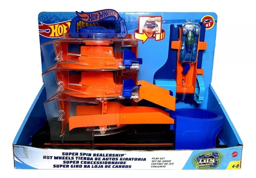 Pista De Carrinhos Hot Wheels City Garagem 4 Pisos Original - Loja