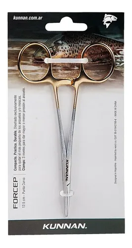 comprar Pinza Forcep Pesca Punta Curva Saca Anzuelos Moscas Kunnan