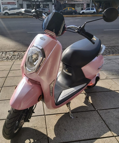 Imagen 9 de 25 de Scooter Eléctrico Sunra Grace Litio Moto Okm Rosa V