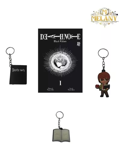 Kit 4 Chaveiros Emborrachados Personagens Anime Death Note