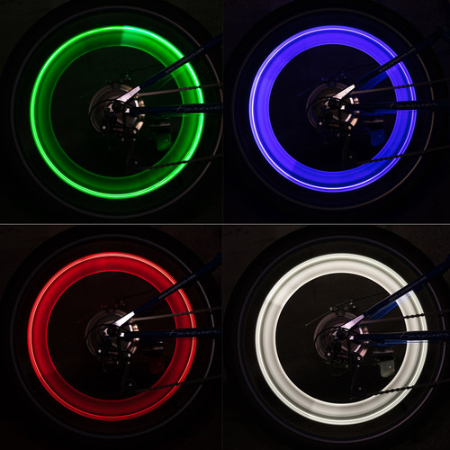 1 Par De Luces Inteligentes Para Radios De Bicicleta, Luces