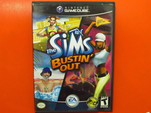 The Sims Bustin' Out Original Nintendo Gamecube Ntsc