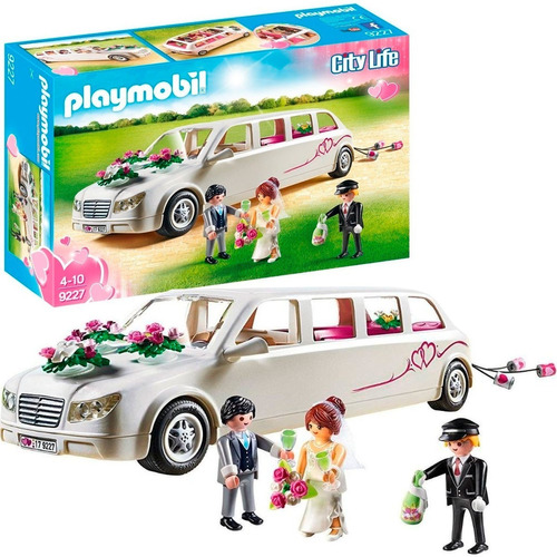 Limusina Nupcial Con Novios Y Chofer Playmobil 9227