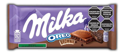 Milka Chocolate Oreo Brownie X 100 Grs - Lollipop