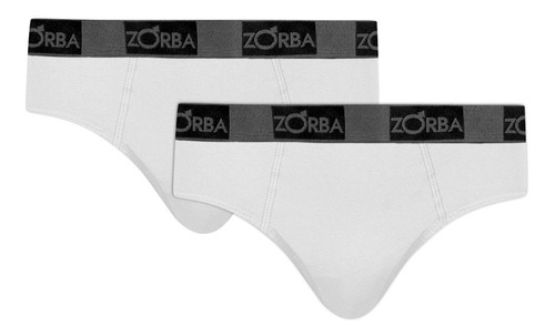 Kit 10 Cuecas Slip Algodão Elastano Zorba