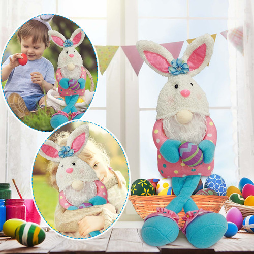 Decoración De Pascua Con Forma De Conejo Enano Para Habitaci