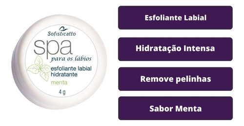 Exfoliante Hidratante Intenso Labial Anti Resecamiento Menta