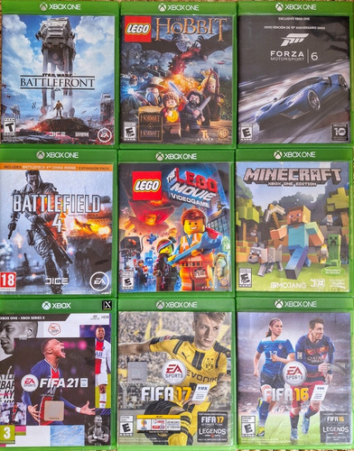 Lote: 9 Juegos Físicos Xbox One Usados En Excelente Estado 