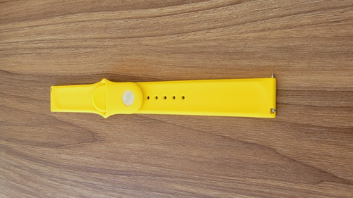 Correa Deportiva Lisa Ligera Smartwatch Foxbox Sport I29 Amarillo 2.2 Cm