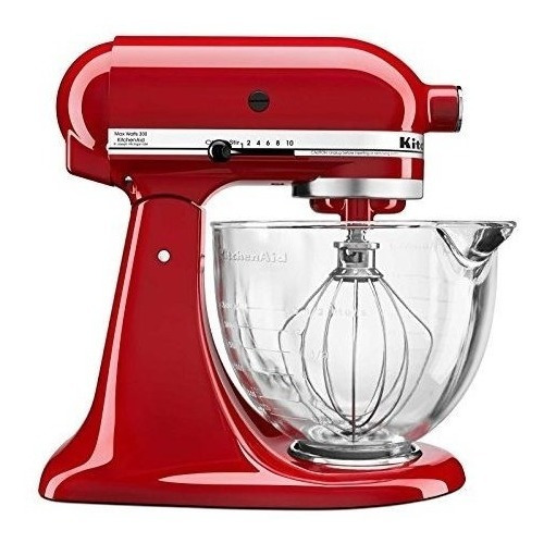 Batidora de pedestal KitchenAid KSM105GBCER empire red