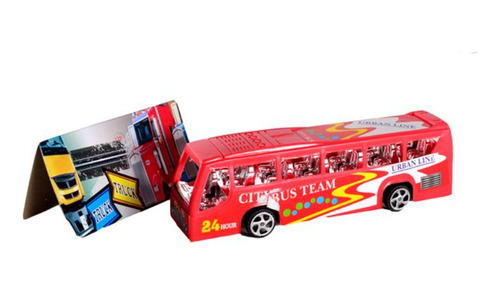 Autobus A Friccion En Bolsa 20x12x4cm - 60353