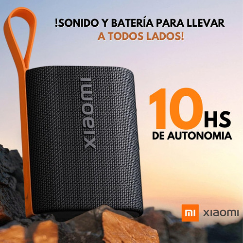 Parlante Xiaomi Bluetooth Portatil Sonido Envolvente 10h Black