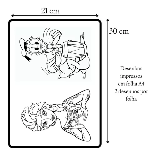 Kit 100 Desenhos Para Pintar E Colorir Meninos - Folha A4 ! 2 Por Folha! -  #0044