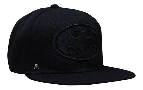 Gorra Plana Logo Batman Black