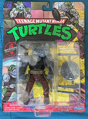 Tmnt Teenage Mutant Ninja Turtles Rocksteady/rocoso (Usado)
