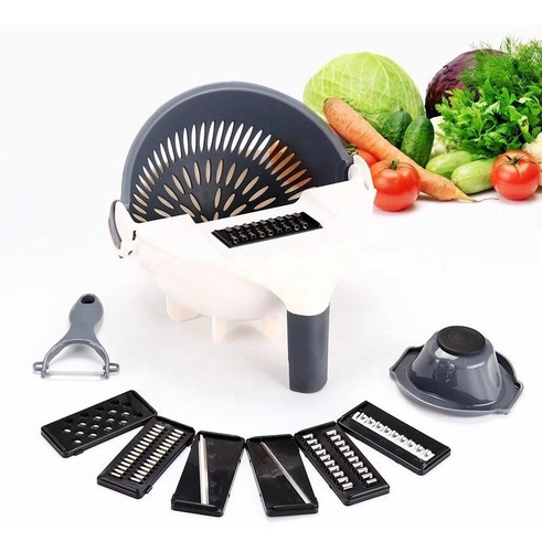 Mandolina Cortador Rallador De Verduras + Colador + Bowl Ofe